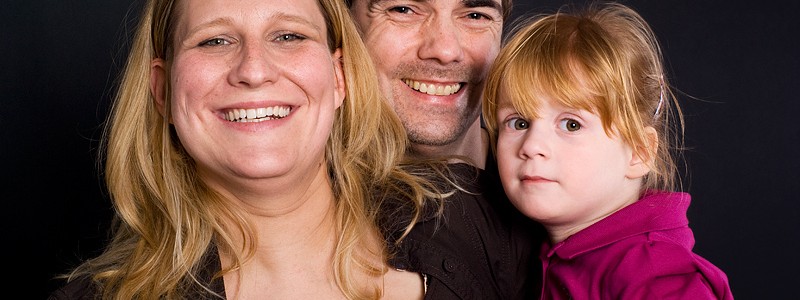 Sylvia, Volker, Hannah und Charlotte